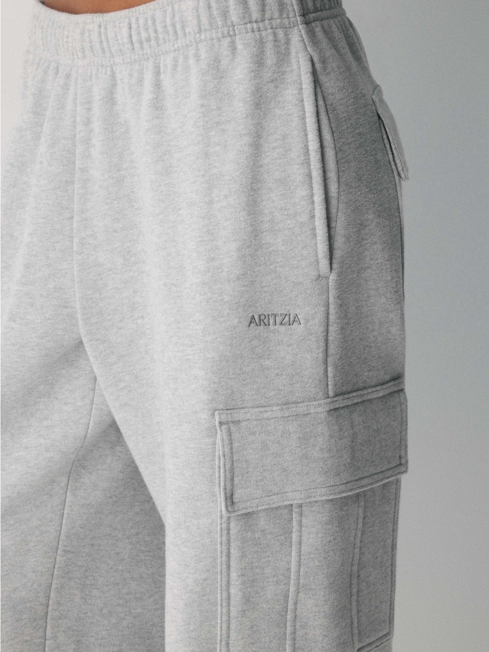 Aritzia Heather Gray Cargo Sweatpants